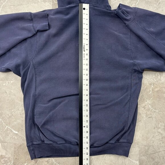 Vintage Steve Barrys Navy Midshipmen Hoodie Mens 2XL XXL Pullover Sweatshirt - Picture 12 of 13